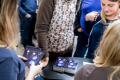 Studio radiowe wraz z publicznością w Planetarium Śląskim. 