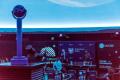 Studio radiowe wraz z publicznością w Planetarium Śląskim. 