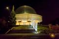 Studio radiowe wraz z publicznością w Planetarium Śląskim. 