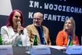 Konferencja prasowa w łaźni Gwarek Muzeum Śląskiego . 