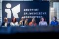 Konferencja prasowa w łaźni Gwarek Muzeum Śląskiego . 