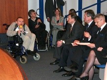  Gospodarzem spotkania był Marek Plura - działacz Śląskiego Stowarzyszenia Edukacji i Rehabilitacji Osób Niepełnosprawnych „Akcent” 