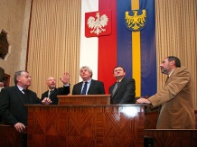  Goście zwiedzili historyczną Salę Sejmu Śląskiego 