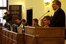  Jednym z punktów programu uroczystości było spotkanie samorządowców z Marszałkiem Sejmu RP Bronisławem Komorowskim 