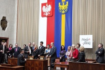  W Sali Sejmu Śląskiego 
