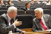  Europosłowie: dr Jan Olbrycht i prof. Jerzy Buzek 