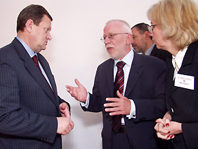  Od lewej Marszałek Michał Czarski i Wolfgang Kuschke 