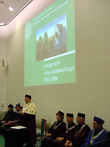  Uroczysta Inauguracja Roku Akademickiego 2003&#8211;2004 w Akademii Ekonomicznej im. Karola Adamieckiego w Katowicach 