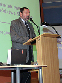  Konferencję otworzył Wicemarszałek Województwa Śląskiego Sergiusz Karpiński 