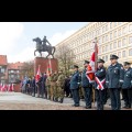  Uroczystości przed pomnikiem Józefa Piłsudskiego w Katowicach / fot. Tomasz Żak / UMWS 