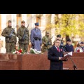  Uroczystości przed pomnikiem Józefa Piłsudskiego w Katowicach / fot. Tomasz Żak / UMWS 