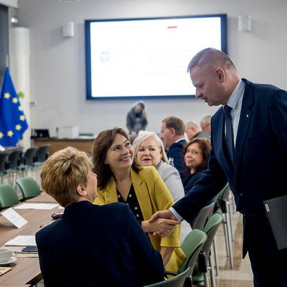 Inauguracja prac Wojewódzkiego Zespołu Koordynacji ds. polityki umiejętności. fot. Tomasz Żak / UMWS
