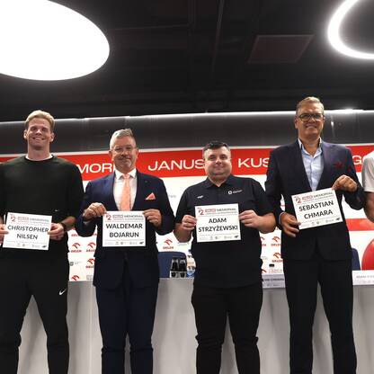 Orlen Memoriał Janusza Kusocińskiego - konferencja prasowa. fot. Andrzej Grygiel / UMWS