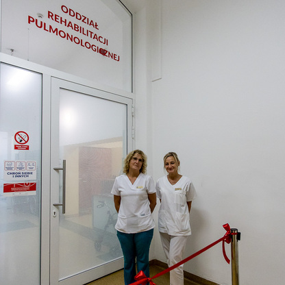 Otwarcie zrealizowanych inwestycji w Wojewódzkim Szpitalu Chorób Płuc w Wodzisławiu Śląskim,. fot. Tomasz Żak / UMWS