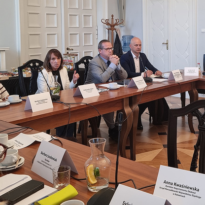 Pierwsze posiedzenie Śląskiej Rady Edukacji w ramach II edycji projektu. fot. UMWS