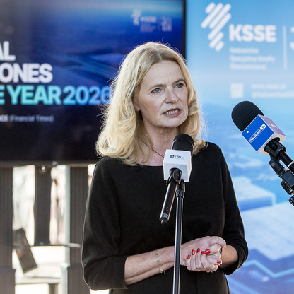 KSSE liderem - konferencja prasowa. fot. Tomasz Żak / UMWS