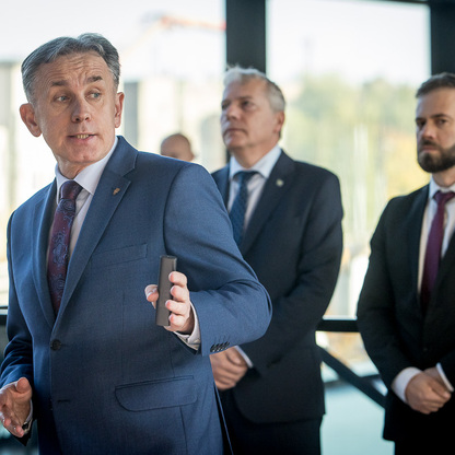 KSSE liderem - konferencja prasowa. fot. Tomasz Żak / UMWS