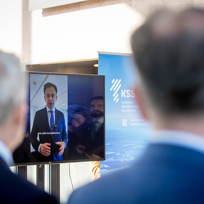 KSSE liderem - konferencja prasowa. fot. Tomasz Żak / UMWS