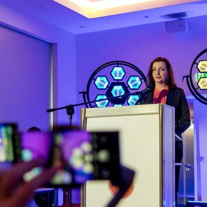 Widoczna jest konferencja inaugurująca projekt 
