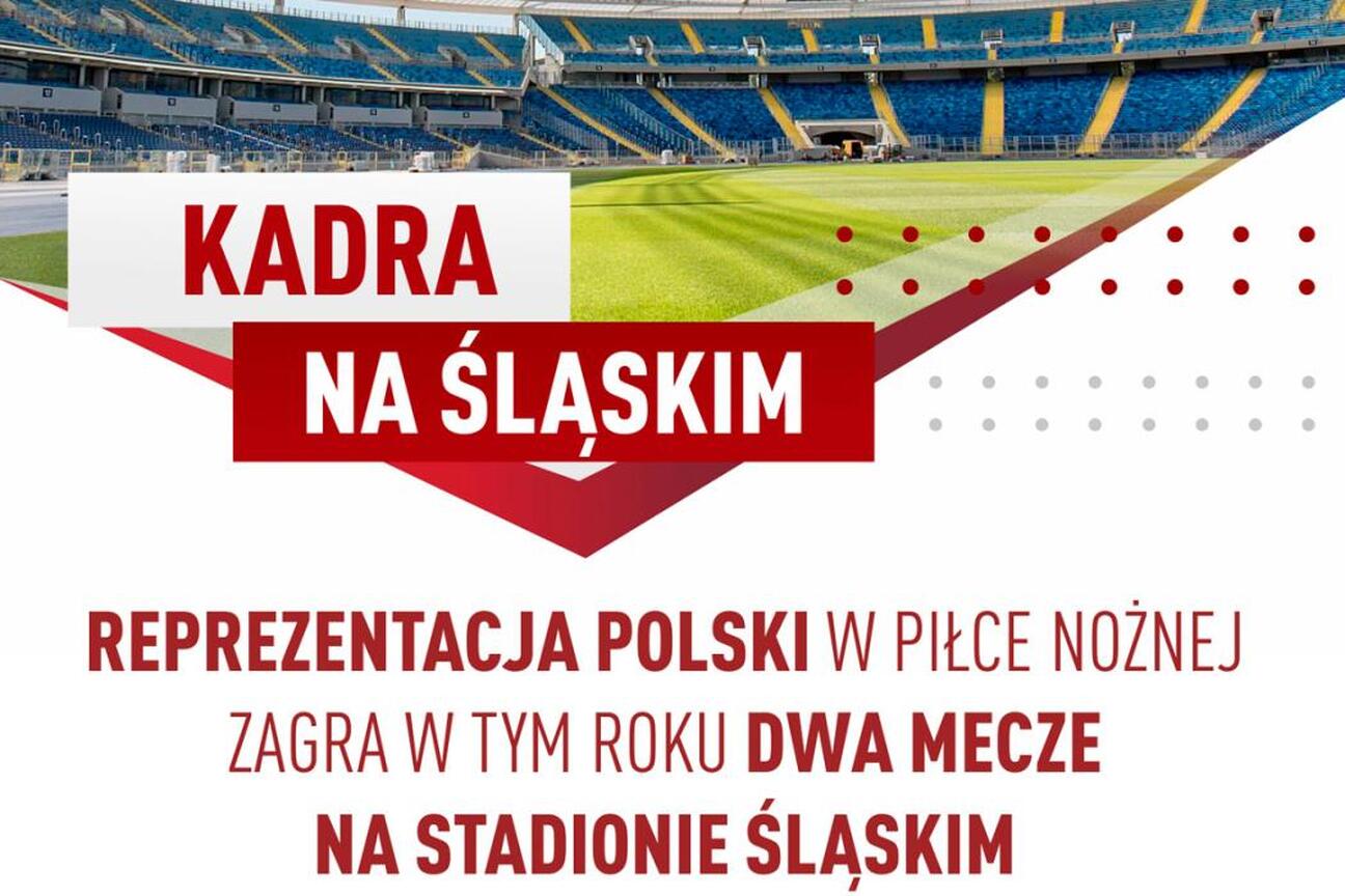 Promocja meczów reprezentacji Polski w Śląskim. (wygenerowano przez AI)