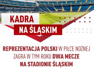Promocja meczów reprezentacji Polski w Śląskim. (wygenerowano przez AI)
