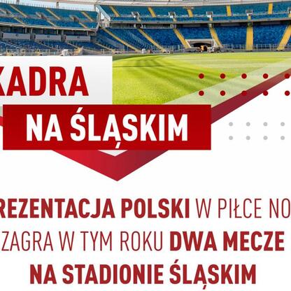 Promocja meczów reprezentacji Polski w Śląskim. (wygenerowano przez AI)
