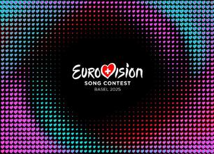 Wizualny festiwal Eurowizji 2025, związany z Polskimi Kwalifikacjami. (wygenerowano przez AI)