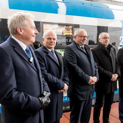 Oficjalne otwarcie nowych pociągów 