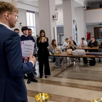 Silesian Voivodeship Youth Parliament's first aid knowledge contest final stage. (wygenerowano przez AI)