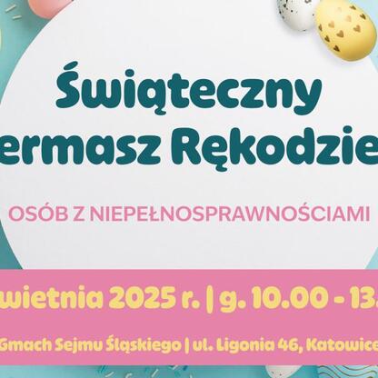 Promocja kiermaszu rękodzieła osób z niepełnosprawnościami w Katowicach, 11 kwietnia 2025. (wygenerowano przez AI)