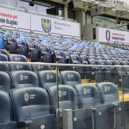 Stadion Śląski: nowy sponsor Superauto.pl, logo i reklamy na trybunach. (wygenerowano przez AI)