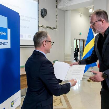 Oficjalna prezentacja projektów Funduszy Europejskich dla Śląska 2021-2027. (wygenerowano przez AI)