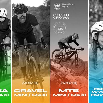 Jasnogórski Zlot Rowerowy – CZEWA BIKE FEST, festiwal rowerowy w Częstochowie, 9-11 maja 2025. (wygenerowano przez AI)