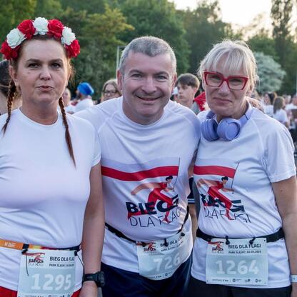 Grupa biegaczy wzięła udział w 
