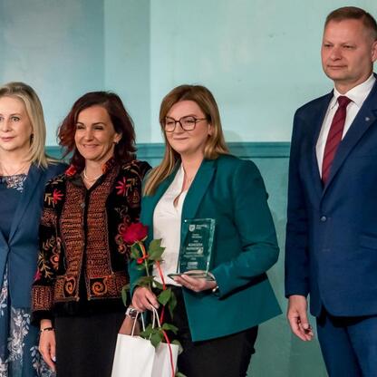 Członek Zarządu Województwa Śląskiego Rafał Adamczyk uczestniczy w uroczystej galii 