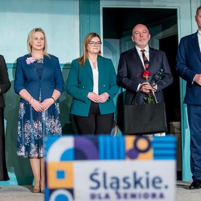 Członek Zarządu Województwa Śląskiego Rafał Adamczyk uczestniczy w uroczystej galii 