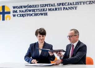 Wojewódzki Szpital Specjalistyczny im. Najświętszej Maryi Panny w Częstochowie. Inwestycja w rozbudowę Oddziału Anestezjologii i Intensywnej Terapii. (wygenerowano przez AI)