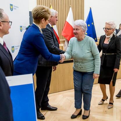 Funding ceremony for local initiatives in Subregion Północnego, Silesian Voivodeship, held in Częstochowa. (wygenerowano przez AI)