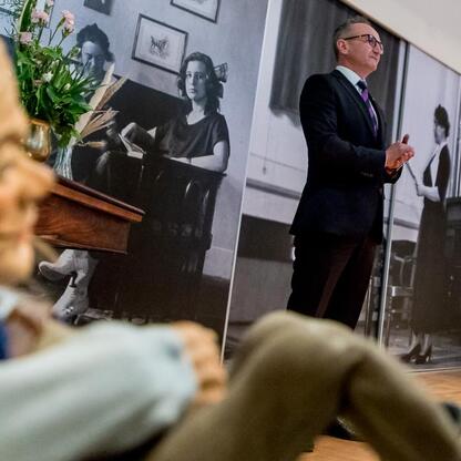 Wicemarszałek Województwa Śląskiego Grzegorz Boski przemawia na konferencji 