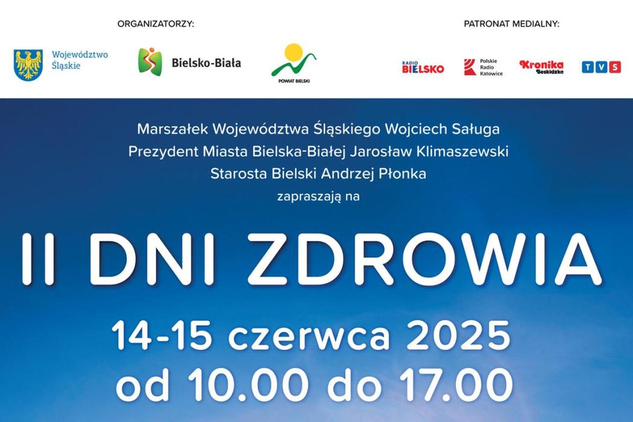 II Dni Zdrowia w Bielsku-Białej, 14-15 czerwca 2025, Hala Pod Dębowcem. (wygenerowano przez AI)