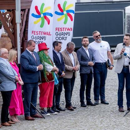 Festiwal Górnej Odry: konferencja prasowa w Raciborzu. (wygenerowano przez AI)