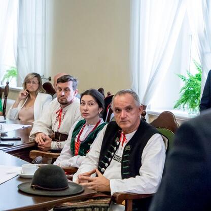 Formalne spotkanie wojewódzkiego programu Owca Plus w Śląsku. (wygenerowano przez AI)