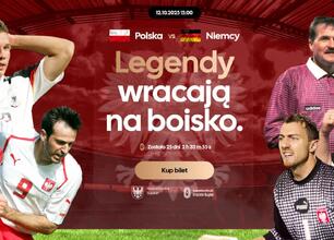 Promocja meczu Polska - Niemcy, legendy wracają na Superauto.pl Stadion Śląskim. (wygenerowano przez AI)