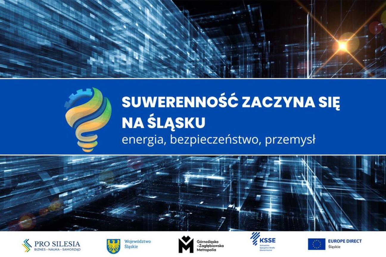 Promocja konferencji "Suwerenność zaczyna się na Śląsku: energia, bezpieczeństwo, przemysł" w Muzeum Śląskim. (wygenerowano przez AI)