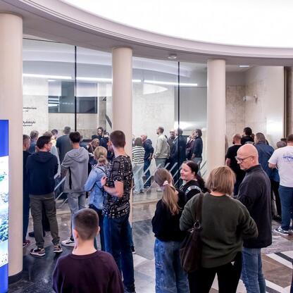 Wśród 280 słuchaczy w Planetarium Śląskiego podczas transmisji 