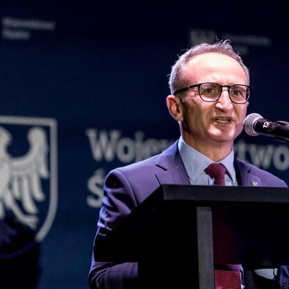 Wicemarszałek Grzegorz Boski podsumowuje konkurs 
