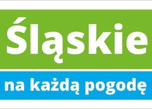 Logo kampanii "Śląskie na każdą pogodę" promujące turystykę województwa śląskiego. (wygenerowano przez AI)