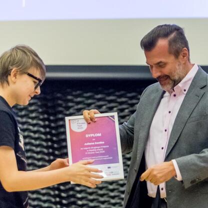 Konferencja w Katowicach: nagrody dla najlepszych w IT Fitness Test 2025. (wygenerowano przez AI)