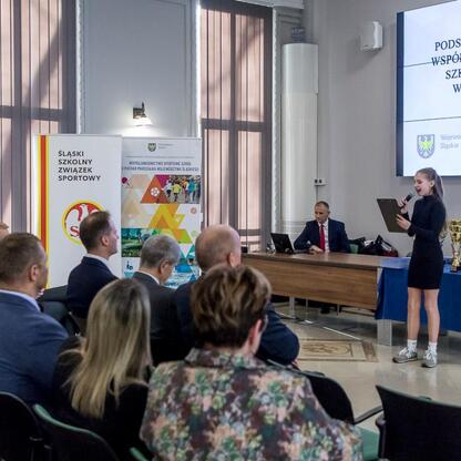 Wojewódzkie Współzawodnictwo Sportowe Szkół o Puchar Marszałka Województwa Śląskiego, 13.11.2025 (wygenerowano przez AI)