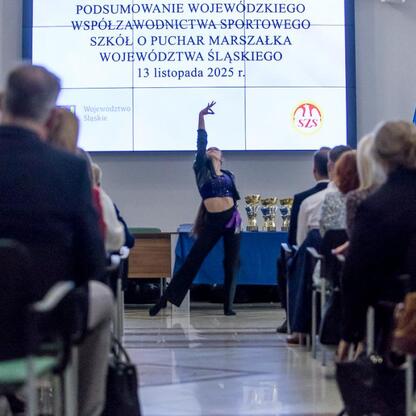 Podsumowanie Wojewódzkiego Współzawodnictwa Sportowego Szkół o Puchar Marszałka Województwa Śląskiego, 13 listopada 2025 r. (wygenerowano przez AI)